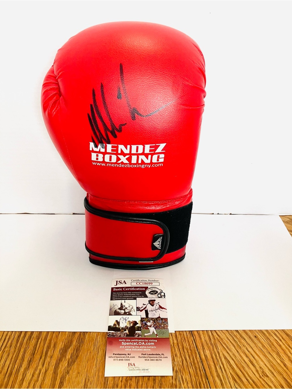 Mike Tyson Signed Rt Hand Boxing Glove With Certificate Authentication
